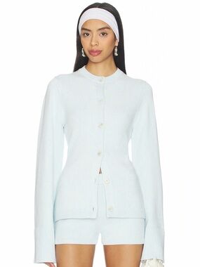 Seroya Light Blue Knit Cardigan